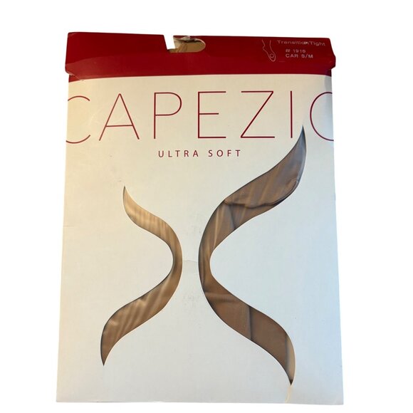 Capezio Ultra Soft Transition Tight Adult S/M Beige NWT - Picture 1 of 2